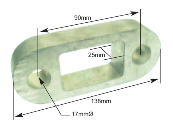 Afstandsstykke 25mm