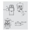 Multikobling - Hun - 3/8 BSP - 2P206 Serie