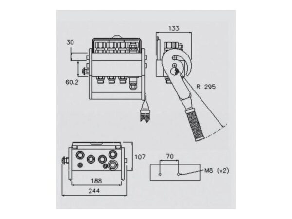 Multikobling - Han - M22 x 1.50 Millimeter - 2PS08 Serie