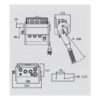 Faster Multikobling - 4 Porte 1/2'' Krop tommer x M22 x 1.50 Millimeter Han (Mobile Part) med 1 x Blanking plug