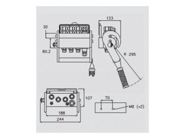 Faster Multikobling - 4 Porte 1/2'' Krop tommer x M22 x 1.50 Millimeter Han (Mobile Part) med 1 x Blanking plug