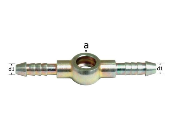 Banjofitting Dobbelt Ø8mm DN02 3.00mm