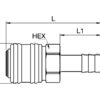 Coupler Hose Barb - 10mm