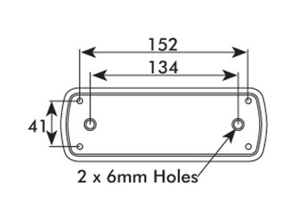 Baglygte 12/24V