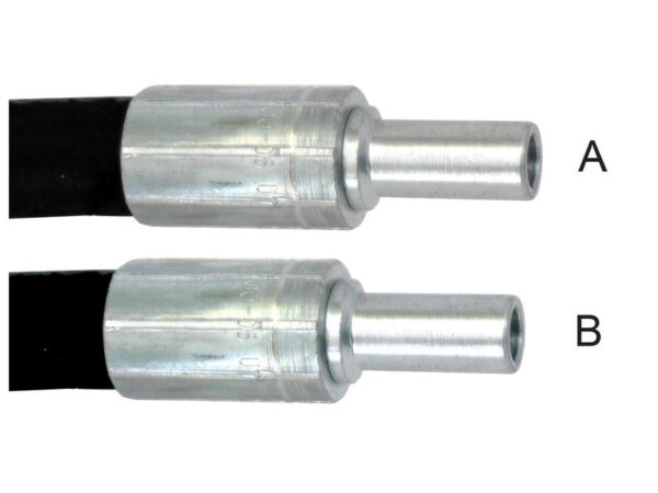 Hydraulikslang Kpl 5/16'' med M10 Standardender x M10 Standardender x Længde 3000mm