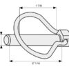 33013_pic12 Ringsplit (pæreformet), Stift Ø12mm x 52mm