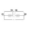 MARCHESINI Overcenterventil dobbelt pilotstyret kit 3/8'' BSP (30 L/min Flowhastighed)