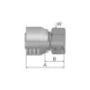 Parker Millimeter 24° Preskobling 3/8'' x M16 x 1.50 (10L) Hun Lige Omløber (o-ring)