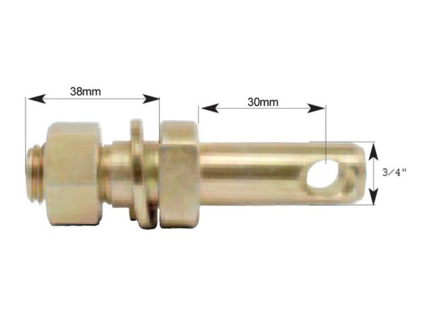 Stabilisator Bolt 19x98mm, Gevind 3/4x22mm