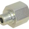 Hydraulic Metal Pipe Thread Reducer 3/8''BSP Externalthread 1/2''BSP Inner thread
