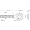 Topstangsende (kugle) - 1-1/8 UNC - Kat.1 (Ø19mm)
