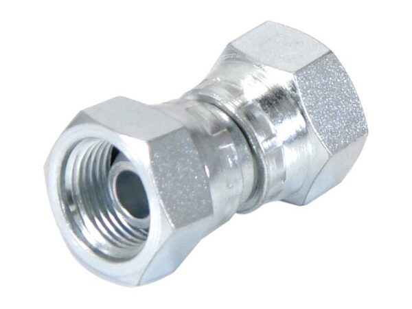 Hydraulikadapter 3/8'' BSP Drejelig hun x 3/8'' BSP Drejelig hun