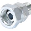 Hydraulikadapter 3/8'' BSP Han x 1/2'' BSP Drejelig hun