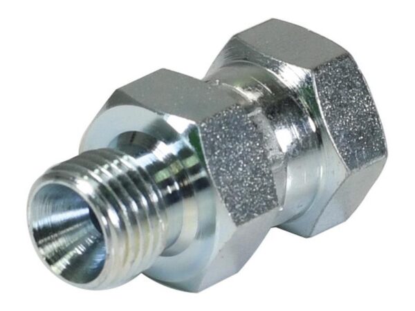 Hydraulikadapter 1/4'' BSP Han x 1/4'' BSP Drejelig hun