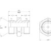 Hydraulikadapter M12 x 1.50 Millimeter Han x M12 x 1.50 Millimeter Han