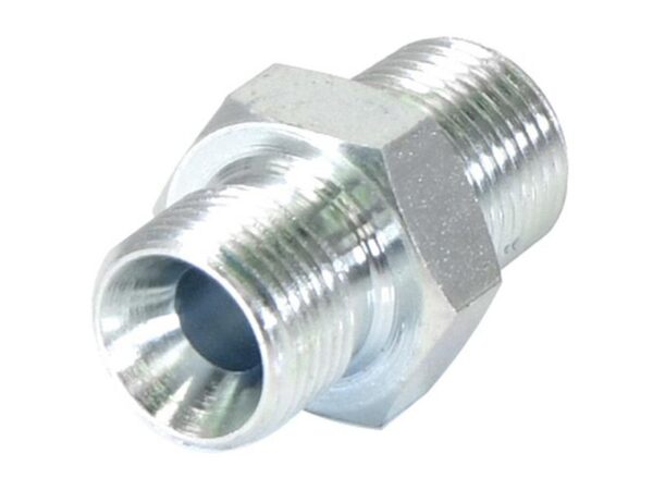 Hydraulikadapter 3/8'' NPTF Han x 3/8'' BSP Han