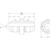 Hydraulikadapter 1/2'' JIC Han x 1/2'' JIC Han