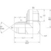 Hydraulikadapter 9/16'' JIC Han x 9/16'' JIC Han 90° Kompakt udstødningsbøjning