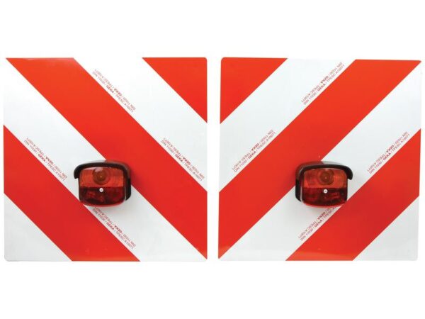 Reflektorpanelsæt 423 x 423 x 0.8mm (m/kabel) (for+bag)