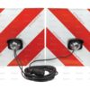 Reflektorpanelsæt 423 x 423 x 0.8mm (m/kabel) (for+bag)