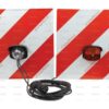 Reflektorpanelsæt 423 x 423 x 0.8mm (m/kabel) (for+bag)