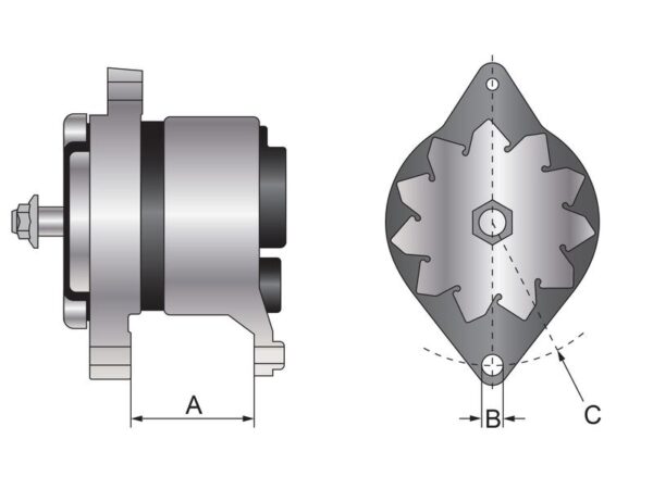Generator (Mahle) - 14V, 55 A