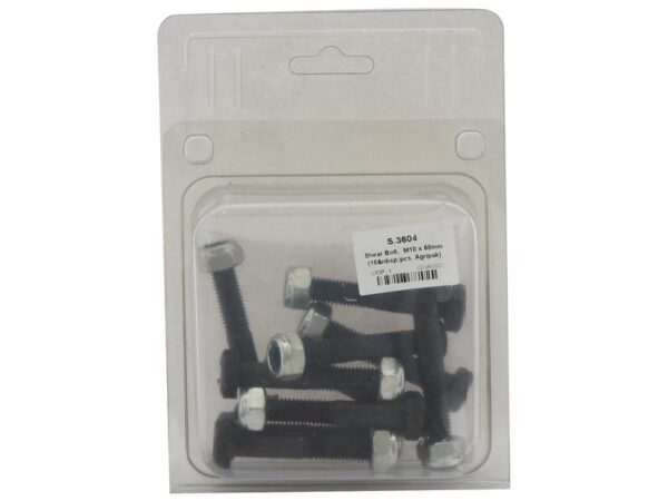 Sikringsbolt, M10x60mm (10 stk. Agripak)