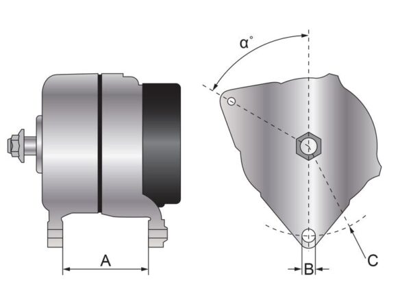 Generator (Mahle) - 14V, 70 A