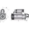 Starter - 12V, 3.2KW, Gearreduceret (Mahle)