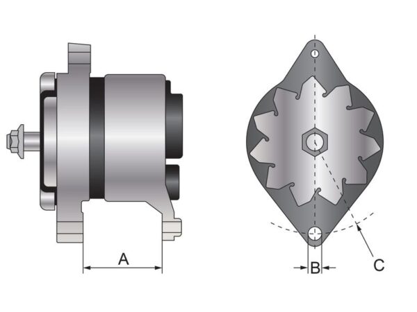 Generator (Mahle) - 12V, 200 A