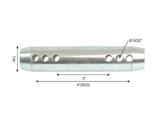 Topstangsbolt universal 22mm Kat. 1 (Ø19mm)