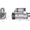 Starter - 12V, 2.7KW (Sparex)