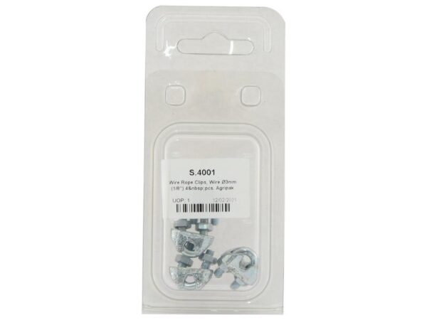 Wirelås, Tråd Ø3mm (1/8'') 4 stk. Agripak
