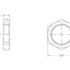 Hydraulikadapter 1/2'' BSP Kontramøtrik