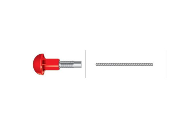 Kabel Stop - Længde: 1130mm, Udvendig kabellængde mm: 1020mm.