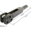 Liftregulering (komplet) - Led Ø 22mm- Gaffel Hul Ø 20.5 & 22x64mm - Min. længde:760mm - 1 UNC