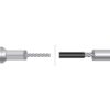 Kabel Håndgas - Længde: 2600mm, Udvendig kabellængde mm: 2400mm.