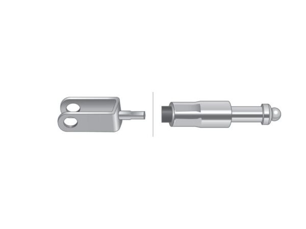 Kabel Bremse - Længde: 1100mm, Udvendig kabellængde mm: 735mm.