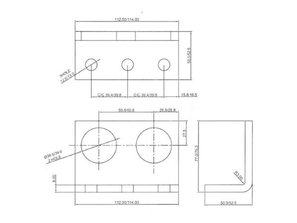 Sparex Lynkobling Hun 1/2'' Krop tommer x 1/2'' BSP Hun
