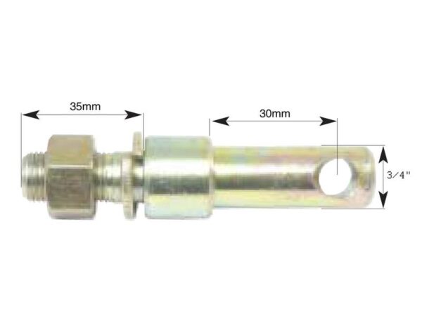 Stabilisator Bolt 19x103mm, Gevind 5/8x25.4mm