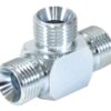 Hydraulisk T-stykke 1/2'' BSP Han x 1/2'' BSP Han x 1/2'' BSP Han