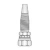 Indstik 1/4' bsp Hun
