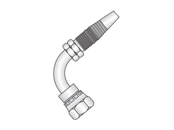 Indstik 1/4' bsp 90* x 1/4'