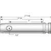 Topstangsbolt m/kæde 19x102mm Kat. 1 (Ø19mm)