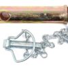 Topstangsbolt m/kæde 25x83mm Kat. 2 (Ø25mm)