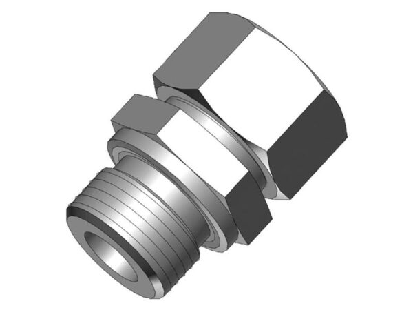 Hydraulic Metal Pipe Male Stud Coupling GE12SR1/2EDCF