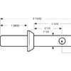 Redskabsbolt påsvejsning 22x137mm Kat. 2 (Ø28mm)