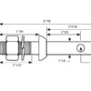 Redskabsbolt 28x149mm, Gevind 1-1/8x51mm Kat. 2 (Ø28mm)
