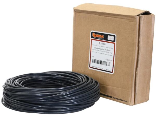 Kabel 1x6mm² (50m) Sort