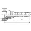 Dicsa JIC 37° Indstik 1/2'' x 3/4'' Hun Lige Omløber